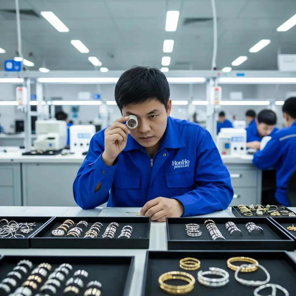 Jewelry factory QC process